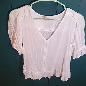 Lucky Brand XL white blouse